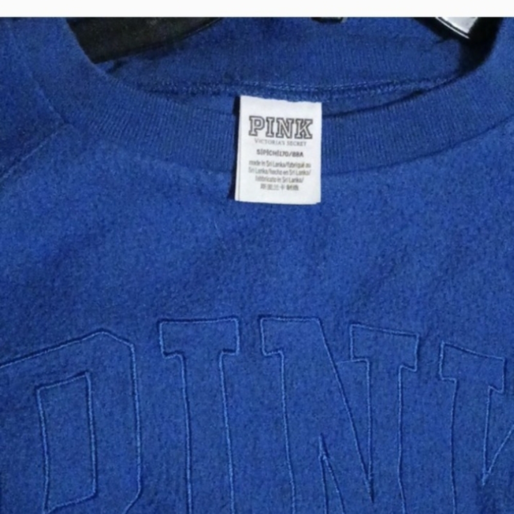 PINK Victoria's Secret Vibrant Blue Hoodie